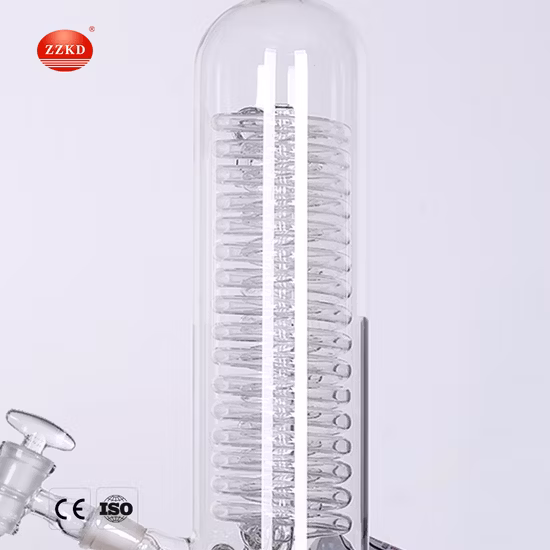 Vaporizador rotativo de laboratório de equipamento de destilação com condensador evaporador
