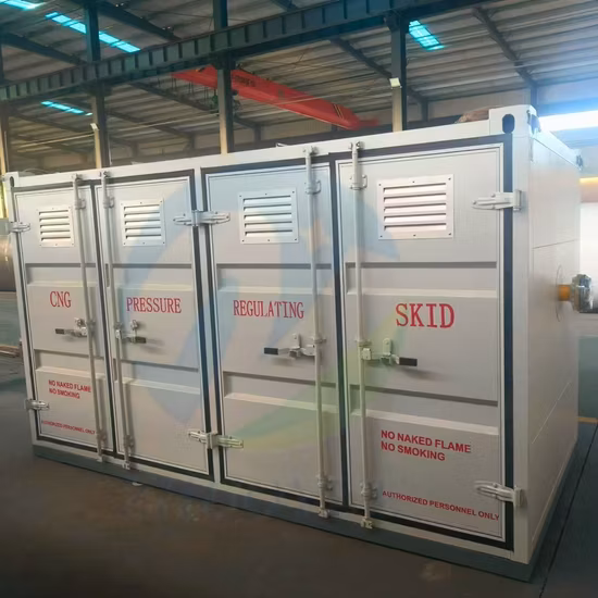 Skid de mistura de gás de O2 e Ng/ skid regulador de pressão